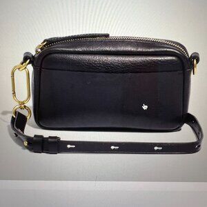 EUC Madewell Leather Carabiner Mini Crossbody Bag